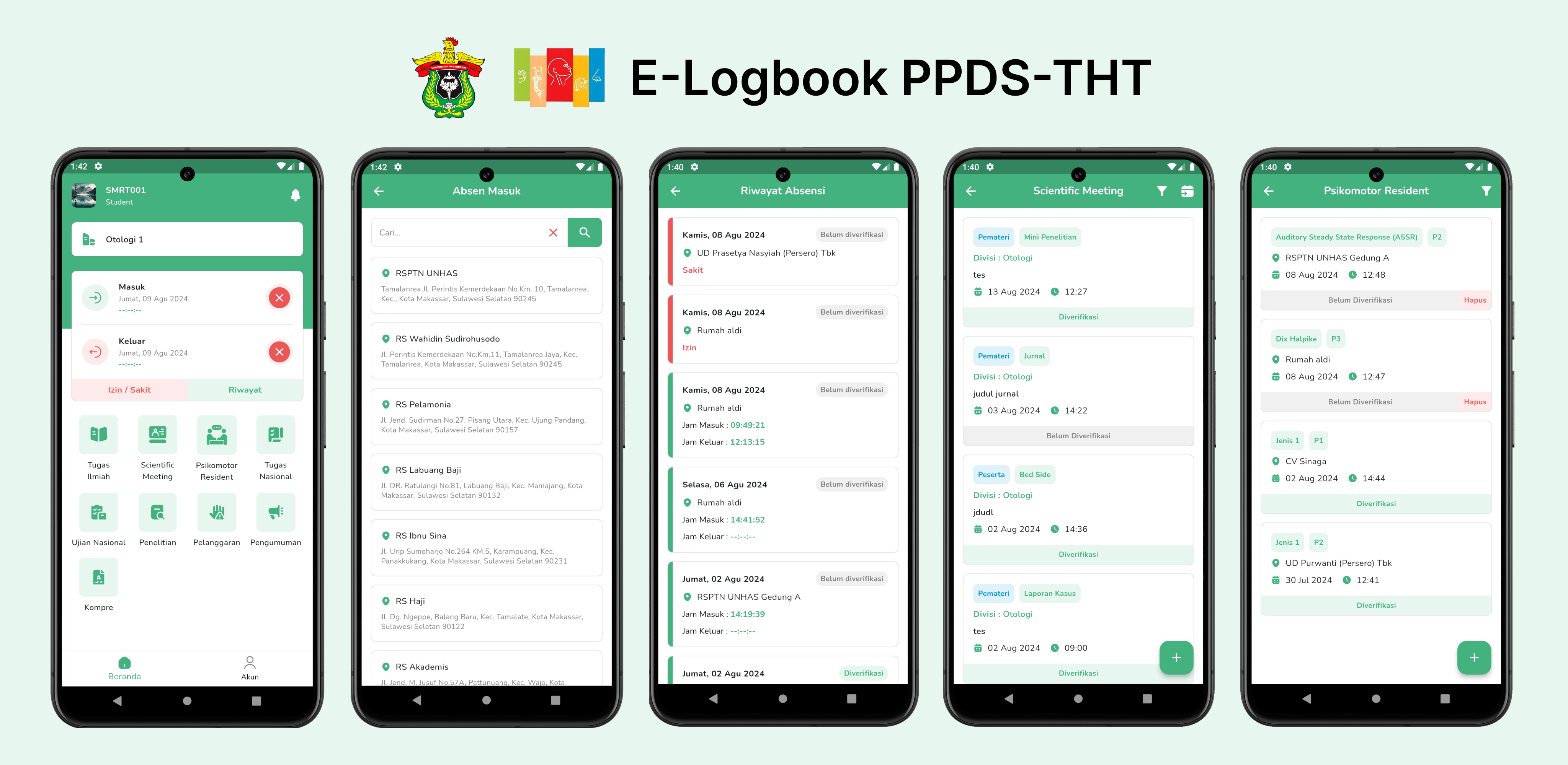 E-Logbook PPDS-THT FKUH
